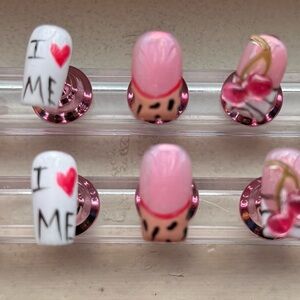 Hand-Painted Custom Press-On Nail Set